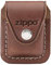 Zippo 60001218 Feuerzeug-Tasche Lighter Pouch Brown w/Clip LPCB, Braun