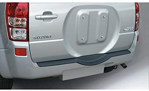 RGM ABS Heckstoßstangenschutz kompatibel mit Suzuki Grand Vitara 3/5 türer 2005-2010 Schwarz, Mattschwarz