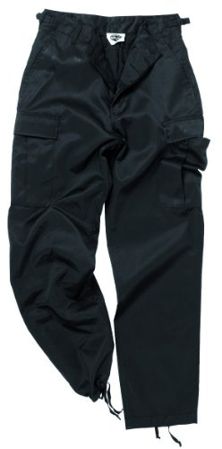 Miltec Pantalon Us Type BDU Ranger Noir, 4XL