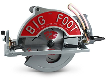 Big Foot Tools 10 1/4 Circular Saw Magnesium Worm Drive Saw Beam Saw with Skil Motor - Professional PowerSaw for One Pass Precision Cutting and Durability - BF-UG - SC-1025SU