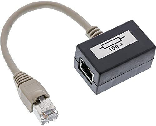 InLine 69932 ISDN Verteiler, 2x RJ45 Buchse, 15cm Kabel, mit Endwiderständen