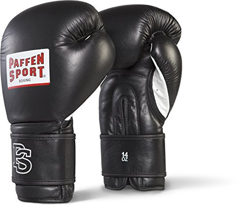 PAFFEN SPORT Star III Boxhandschuhe für das Sparring; schwarz; 16UZ