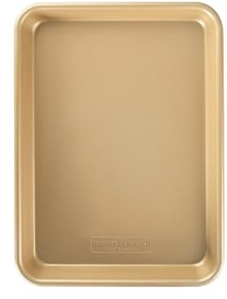 Nordic Ware Naturals Aluminum NonStick Baker's Quarter Sheet Small, Gold