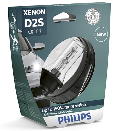 Philips 85122XV2S1 X-tremeVision gen2 Xenon headlight bulb D2S, single blister