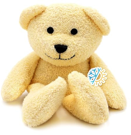 Thermal-Aid® (Honey The Yellow Bear) – Washable Heating Pad & Ice Pack – Plush Hot/Cold Pack with Natural Corn Filling – Reusable Comfort