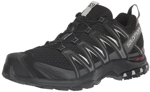 Salomon XA Pro 3D Herren Trailrunning- und Wanderschuhe, Outdoor-bereit, Grip, Langlebiger Schutz, Black, 48