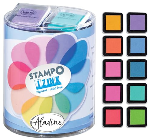 Aladine 45126 – KIT stämpeldyna – pastellfärger