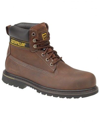 Cat Footwear Men's Holton Work Boots, Brown, 7 UK