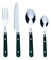 Bon Brasserie 16-Piece Stainless Steel Cutlery Set - Green