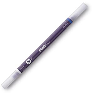 Lamy 1230212 ink-x Tintenlöscher – Tintenlöscher in der Farbe Dark Lilac (Dunkellila) aus Kunststoff mit Löschspitze und Korrekturspitze – Spitze M