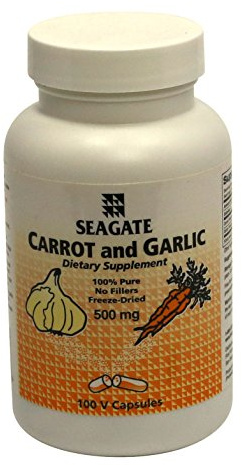 Seagate Products Carrot and Garlic 500mg 100 Capsules