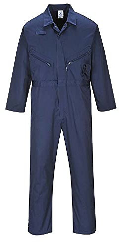 Portwest Mono Liverpool Con Cremallera, Tamaño: XXXL, Color: Marino, C813NARXXXL