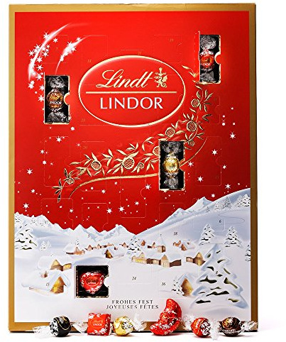 Lindt – & Sprüngli Lindor Calendario dell' Avvento, 1er Pack (1 x 290 g)