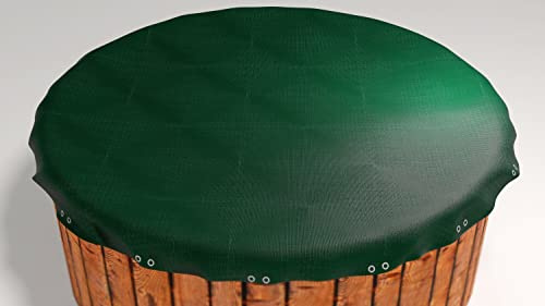 GRASEKAMP Qualität seit 1972 Abdeckplane für Pool rund 320-366cm Planenmaß 420cm Sommer Winter Poolplane