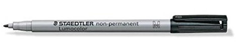 STAEDTLER MARS Folienstift Lumocolor M nonpermanent schwarz