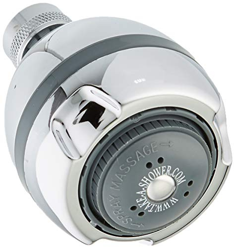 Extreme performance for low water pressure The Fire Hydrant Spa Short Chrome Massager Shower Head