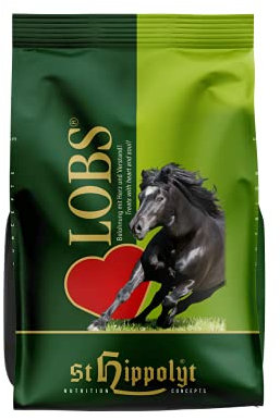 St. Hippolyt Lobs | 1 kg | Ergänzungsfuttermittel für Pferde | Mit Obst & Gemüse