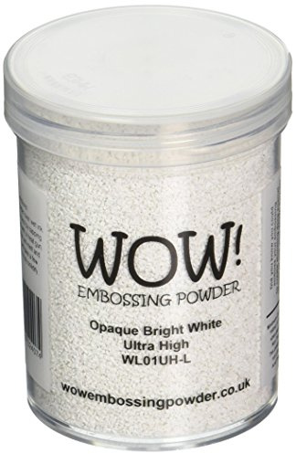 Wow Embossing Powder Embossing Powder Ultra High Large Jar, 160ml, Opaque Bright White