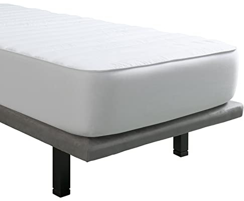 Velfont - Matratzenschoner 140x200 cm | Anti-Milben | Umkehrbar Matratzenauflage | Oeko-TEX Zertifiziert | Für 30cm hohe Matratzen