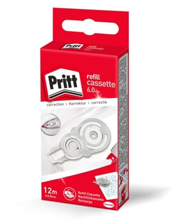 Pritt 2111677 6 mm Refill Cartridge for Correction Roller