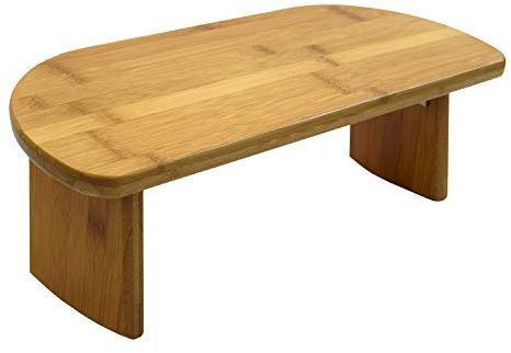 Bean Products Bamboo Foldable Meditation Bench – Supportive and Portable Folding Kneeling Stool for Zen Practice – Ergonomic Design for Seiza, Meditation, Prayer and Travel – Made in USA
