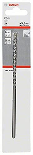 Bosch Professional 1x Betonbohrer CYL-3 (für Beton, Ø 5,5 x 90 x 150 mm, Zubehör Schlagbohrmaschine), 1 Stück