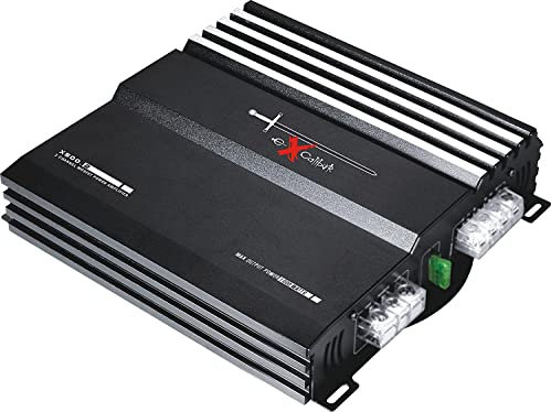 Excalibur X500.2 - Amplificatore Auto 2 Canali Hifi Stereo - 2x 500 Watt Mosfet Amplificatore audio con Bass Boost - 1000 Watt Massimo - Crossover variabile 2 Ohm