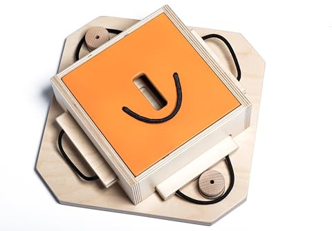 My Intelligent Pets Giocattoli interattivi per Cani di Legno Trouble Giocattolo intelligente per cani Distributore di Dolcetti Interattivo Giocattolo per Cuccioli, giochi di Attivazione Mentale
