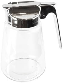 Barattolo di Vetro per Versatore di Miele, 300 Ml, Trasparente