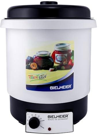 BIELMEIER Einkochautomat Kunststoff BPA frei einmachen einwecken 2000 W 29 Liter Einkochtopf BHG 650.0 Made in Germany