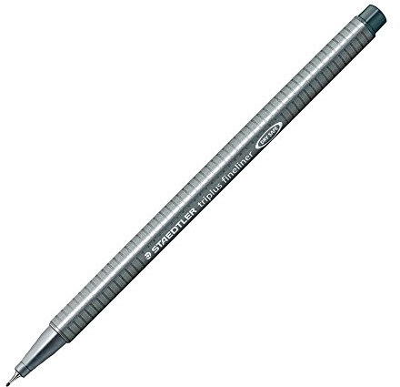 STAEDTLER – Triplus FineLiner 334 – Superfeine Filzspitze 0,3 mm grau