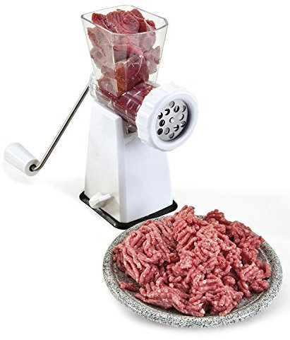 Metaltex 251722 Tartare Máquina de Picar Carne, Blanco