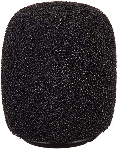 Shure RK183WS Black Snap-Fit Foam Windscreens for MX183 MX184 MX185 Beta 98 WL183 WL184 & WL185 (4)