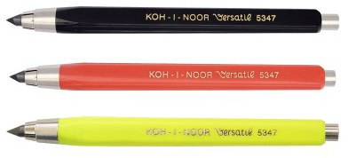 Koh-I-Noor VERSATIL 5347 - Varianti di colore Rot+Schwarz+Gelb