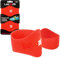 LACEEZE Original Bands – As Seen on Dragons' Den – Ribbed Technology – Secure Laces, Prevents Unraveling, Fits Shoe Size C13 – UK 6.5, Red, Ideal for Sports Shoes, Football, Rugby