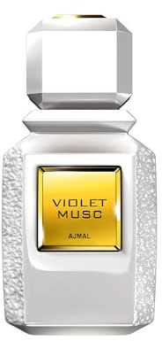 Ajmal Violet Musc Eau de Parfum 100 ml | Unisex Oriental-Floral Fragrance with Violet, Musk & Amber | Middle-East Luxury Perfume