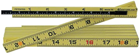 Wiha 61620 Outside Reading 6-Inch Depth Extension Long Life MaxiFlex Folding Ruler, 6-Foot