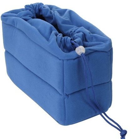 Yimidear Borsa fotografica, Antiurto Imbottita Pieghevole Partition Inserto Macchina Fotografica Custodia per Macchine Fotografiche Reflex(blu)