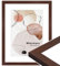 WANDStyle Bilderrahmen 10x15 Nussbaum, moderner Bilderrahmen Holz, hochwertiger Holzbilderrahmen, Posterrahmen zum Aufhängen und Aufstellen, Rahmen 15x10 cm, Fotorahmen H430 - Made in Germany