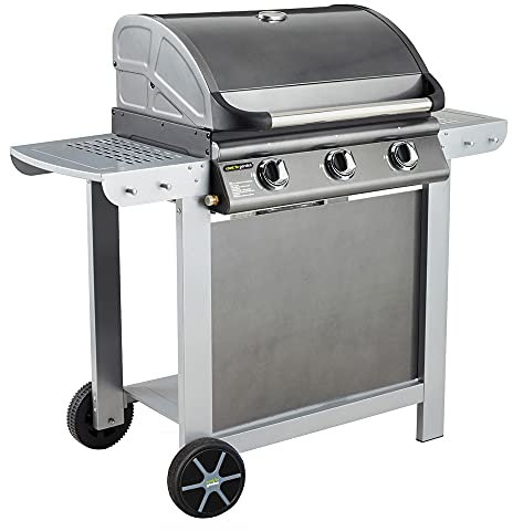 Cook'in Garden - Barbecue au gaz FIESTA 3-3 brûleurs avec thermomètre 10,5kW