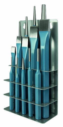 Peddinghaus Werkzeugsatz 6633120000 14-teilig 1 Körner 3x125mm, 4 Splintentreiber 2/3/5/6mm, 4 Durchschläger, 5 Flachmeißel