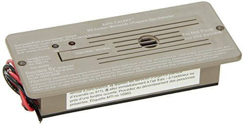 Safe-T-Alert by MTI Industries 35-742-BR 35 Series Dual LP/CO Alarm - Flush Mount, Brown