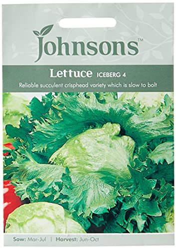 Johnsons 13423 Vegetable Seeds, Lettuce Iceberg 4
