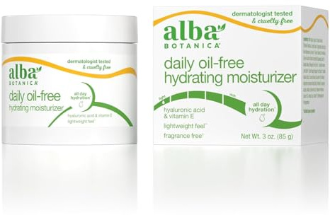 ALBA BOTANICA Moist,Oil FR,Aloe&GRN Tea, 3 FZ