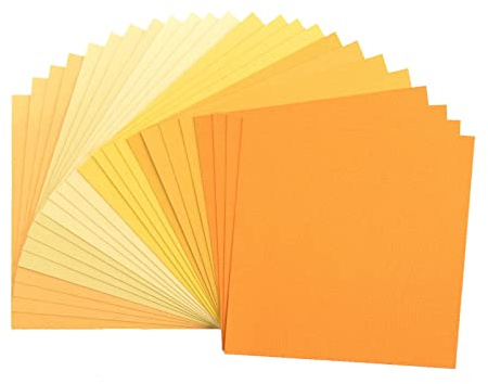 Vaessen Creative Florence Scrapbook-Papier 216 g 6x6-x24 Blatt-Multipack, gelb, Paper, multicolor, 15 x 15 x 0.8 cm