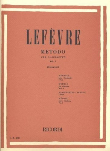 LEFEVRE - Metodo per clarinetto volume 1