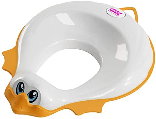 OKBABY Ducka - Réducteur de Toilette pour Enfants, avec des Bords Antidérapants - Blanc