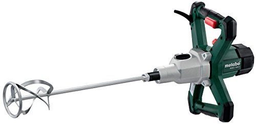 Metabo 614047000 Rührwerk RWEV 1600 - 2 | + Rührstab Typ RS-R3 | ergonomische Griffe / Gummiecken am Gehäuse / VTC Vollwellenelektronik (1600 W | Leerlaufdrehzahl: 0 - 470 / 0 - 680/min | 4,5 kg)