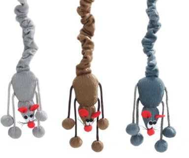 Beeztees Bungee - Katzenspielzeug - Farblich Sortiert - 52 cm