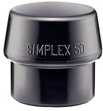 Halder 3202050 50 mm EH 3202 Rubber Simlpex Soft-Face Mallet Head - Multi-Colour